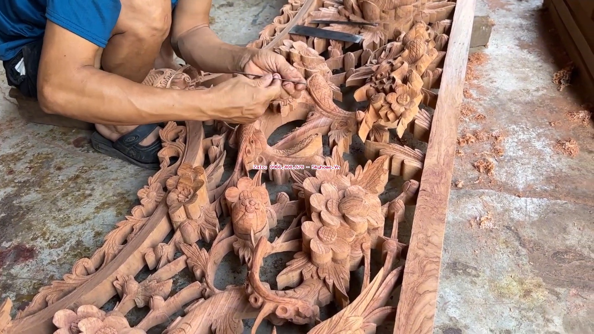 Cạo Nạo Cửa Võng Trước Khi Hoàn Thiện