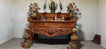 Án gian thờ và sập thờ