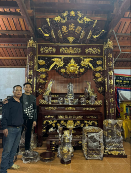 Đồ Thờ Cao Cấp dát vàng