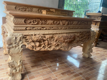 Sập thờ Tứ Linh chân 20