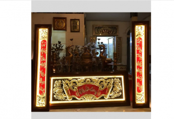 Cuốn Thư Câu Đối Nền Trơn Không Gấm