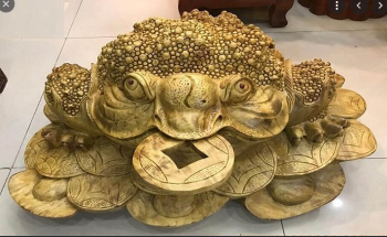 Ông cóc trên bàn thờ thần tài