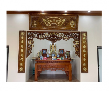 Cửa võng hoa phù dung