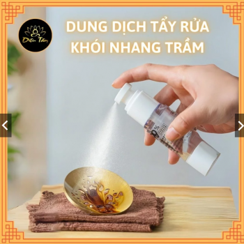 Cách vệ sinh lư đốt trầm- thác khói trầm hương