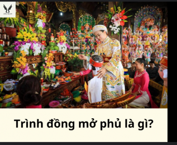 Nghi thức đổi thầy xoay khăn khi Trình Đồng Mở Phủ