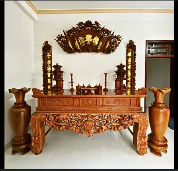 Ôa thờ đại hội làm từ gỗ dổi Gia Lai