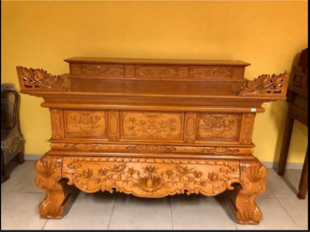 Sập thờ sen cho chùa, đền