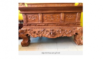 Sập thờ sen chùa, đền