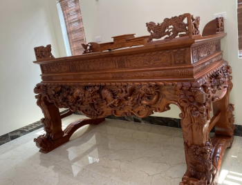 Sập thờ gỗ Hương đá Nam Phi