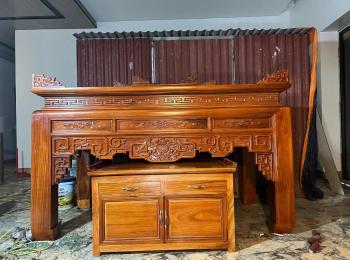 Sập thờ gỗ Mít ta
