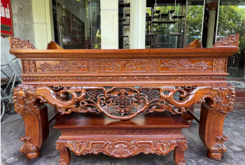 Sập Thờ Ngũ Phúc- Sập Thờ Ngũ Phúc Kim Tiền Gỗ Gụ