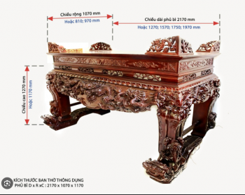 Tại sao làm bàn thờ theo kích thước Lỗ Ban