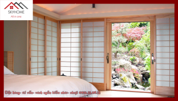 Giá vách ngăn cầu thang hiện đại