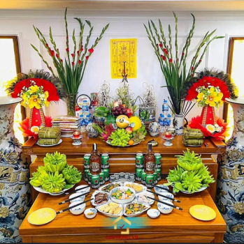 Các loại bàn thờ và quy trình thắp hương