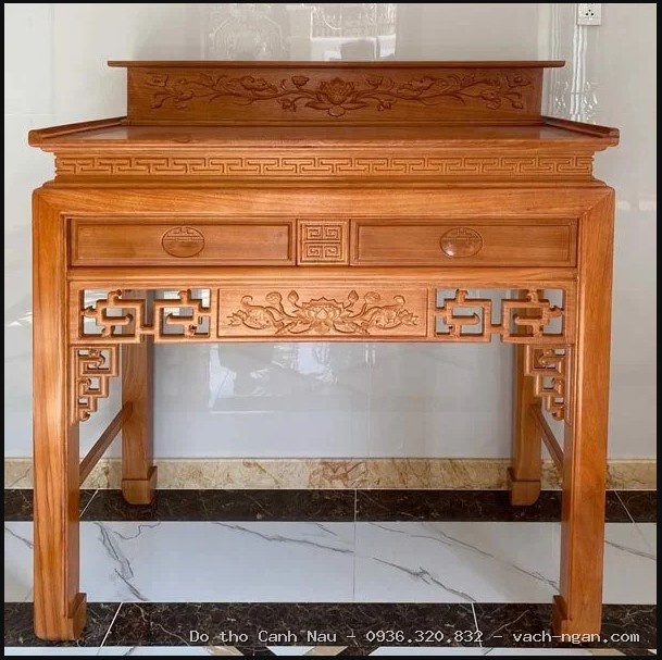 Bàn thờ 3 cấp đẹp Mộc Việt