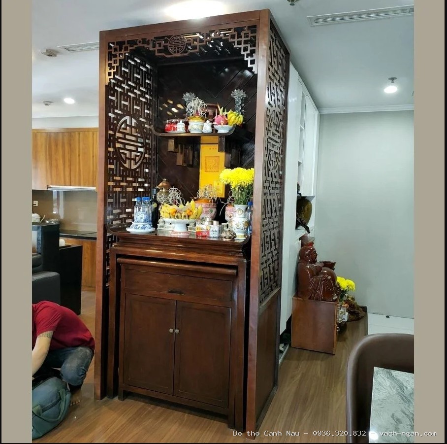 Phòng thờ Gia Tiên sang trọng 