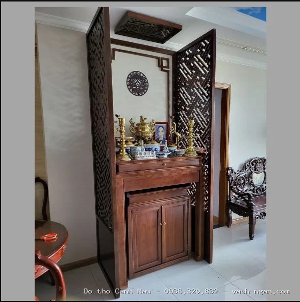 Phòng thờ Phật Dược Sư phong cách Tây Tạng 