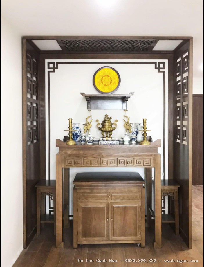 Phương án phòng thờ đẹp 