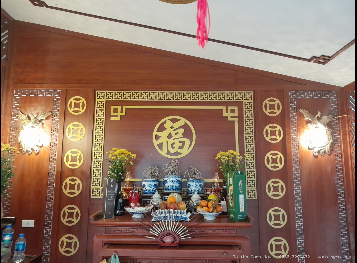 Phòng thờ chung cư đơn giản hiện đại