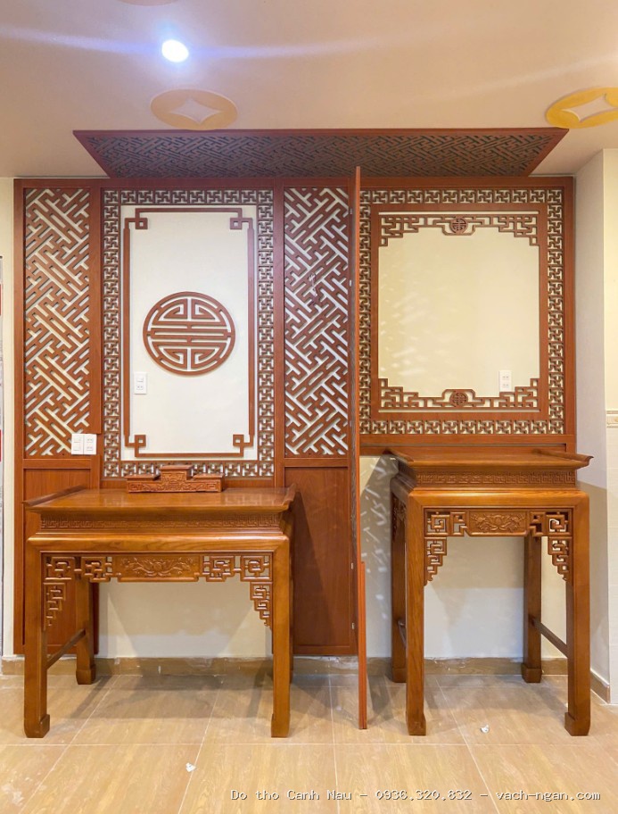 Phòng thờ Tam Thế Phật 3 tầng