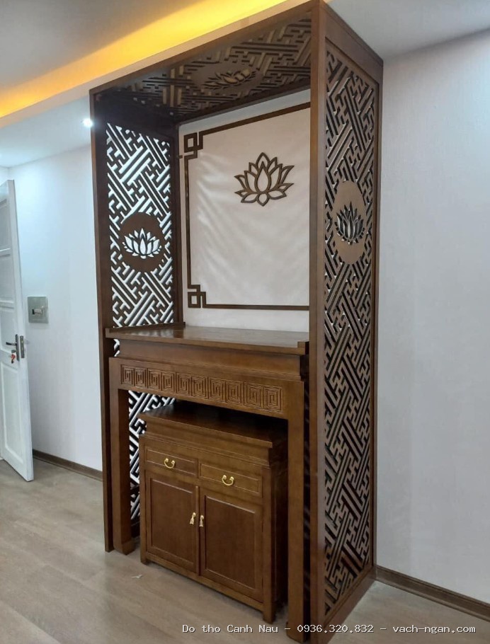 Phòng thờ Phật và gia tiên BT-1186