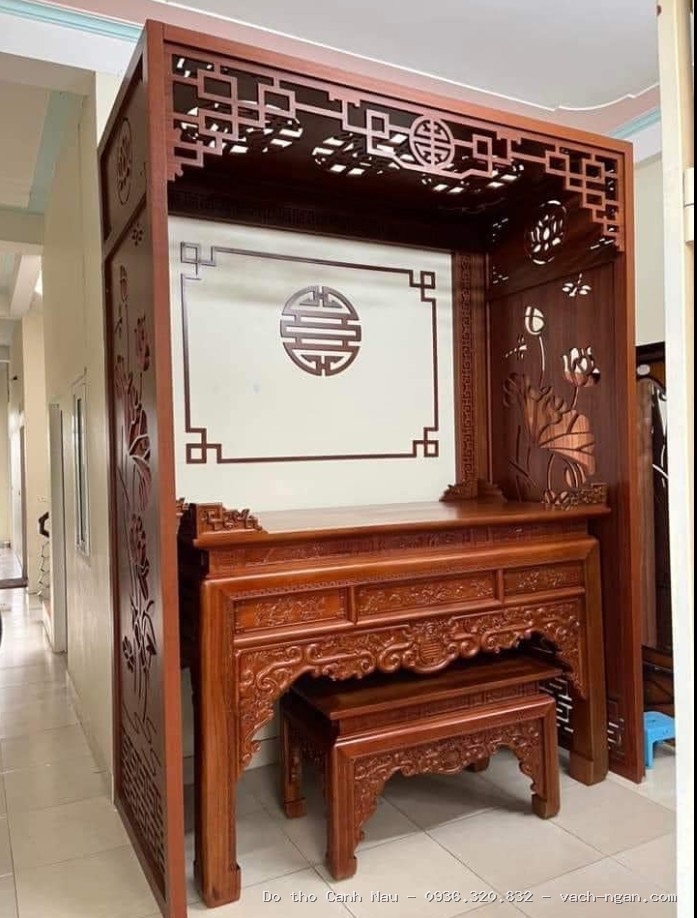 Thiết kế không gian thờ nhỏ ấm cúng