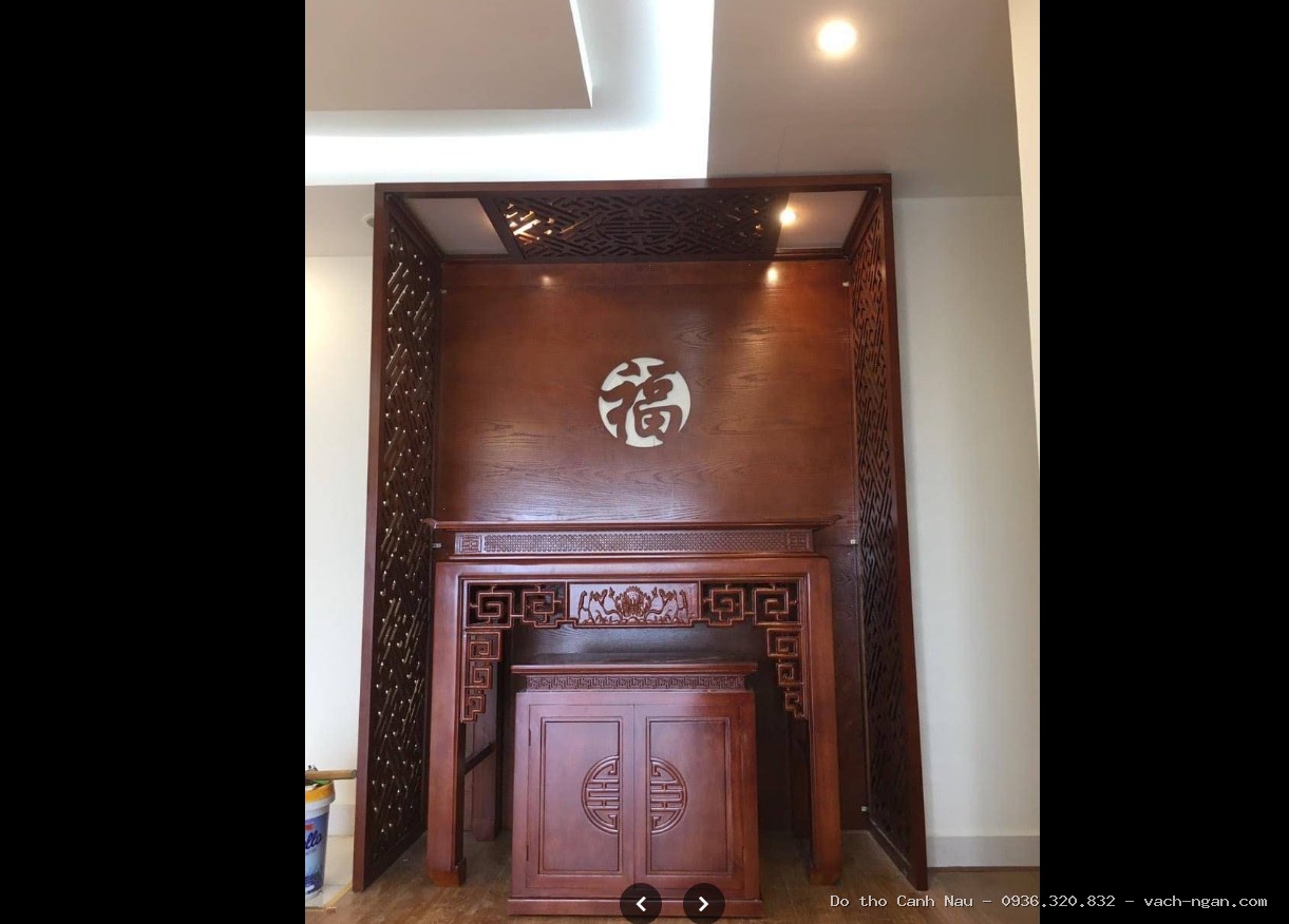 Bàn thờ gỗ 3 tầng