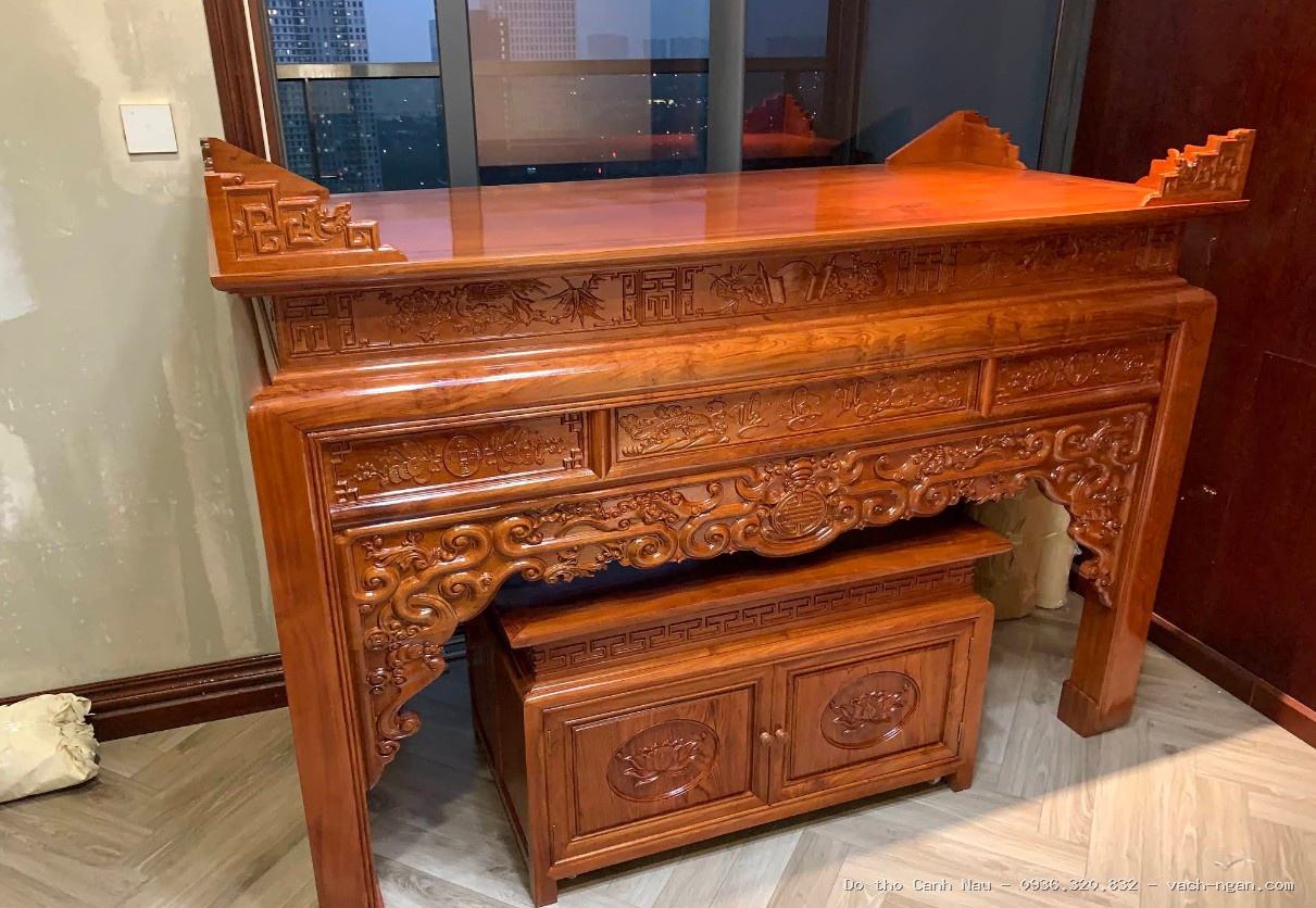 Bàn Thờ 1 Tầng Muồng 127 - SP214