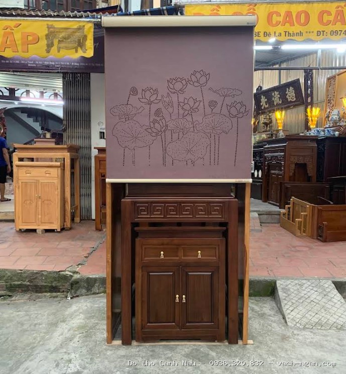 Mẫu Bàn Thờ Hương Đá Ô Xa 3 Tầng