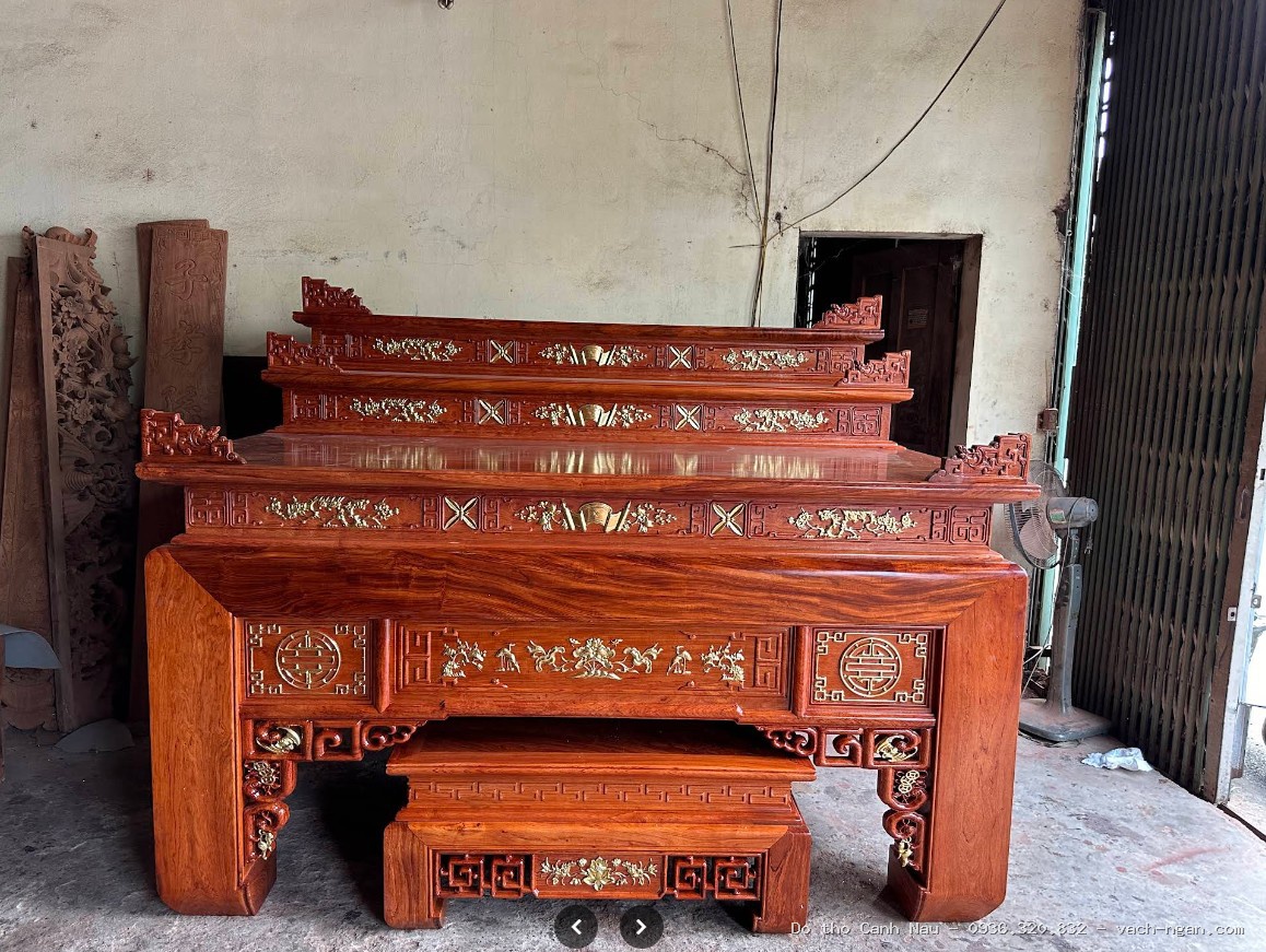 Mẫu bàn thờ Phật đẹp HT-143