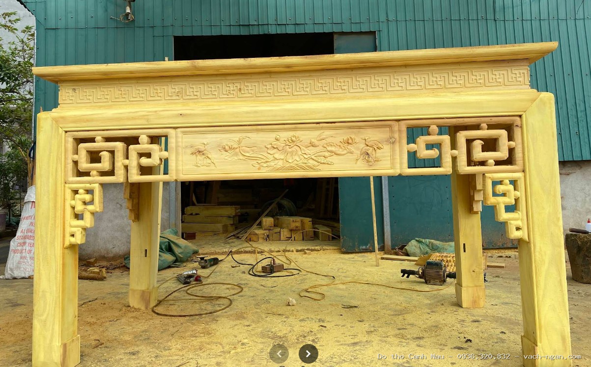 Bàn thờ đẹp tại Hoài Đức gỗ chất lượng