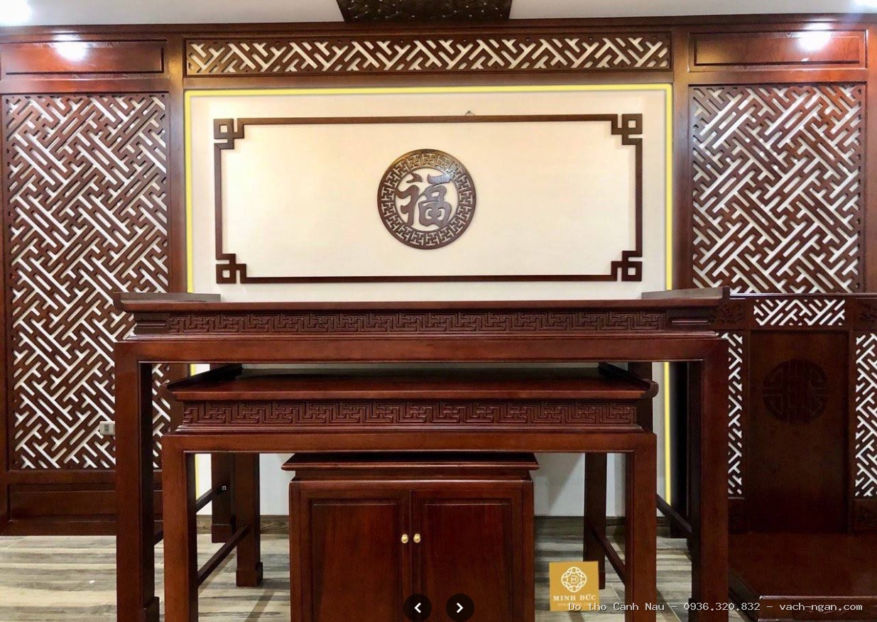 Bộ bàn thờ móc mỏ BTD38