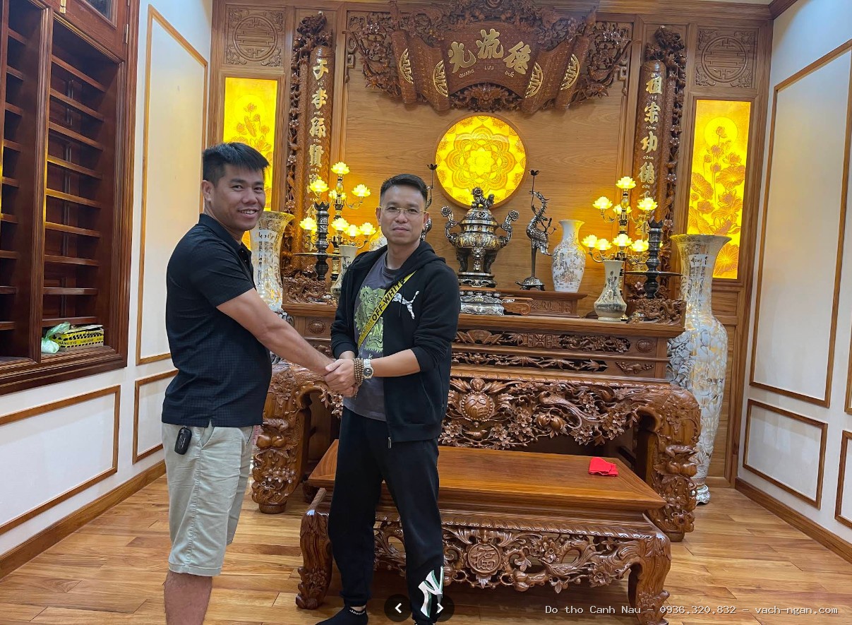 Thanh Lý Bàn Thờ Gia Tiên Gỗ Muồng 1 Tầng Mới 99%