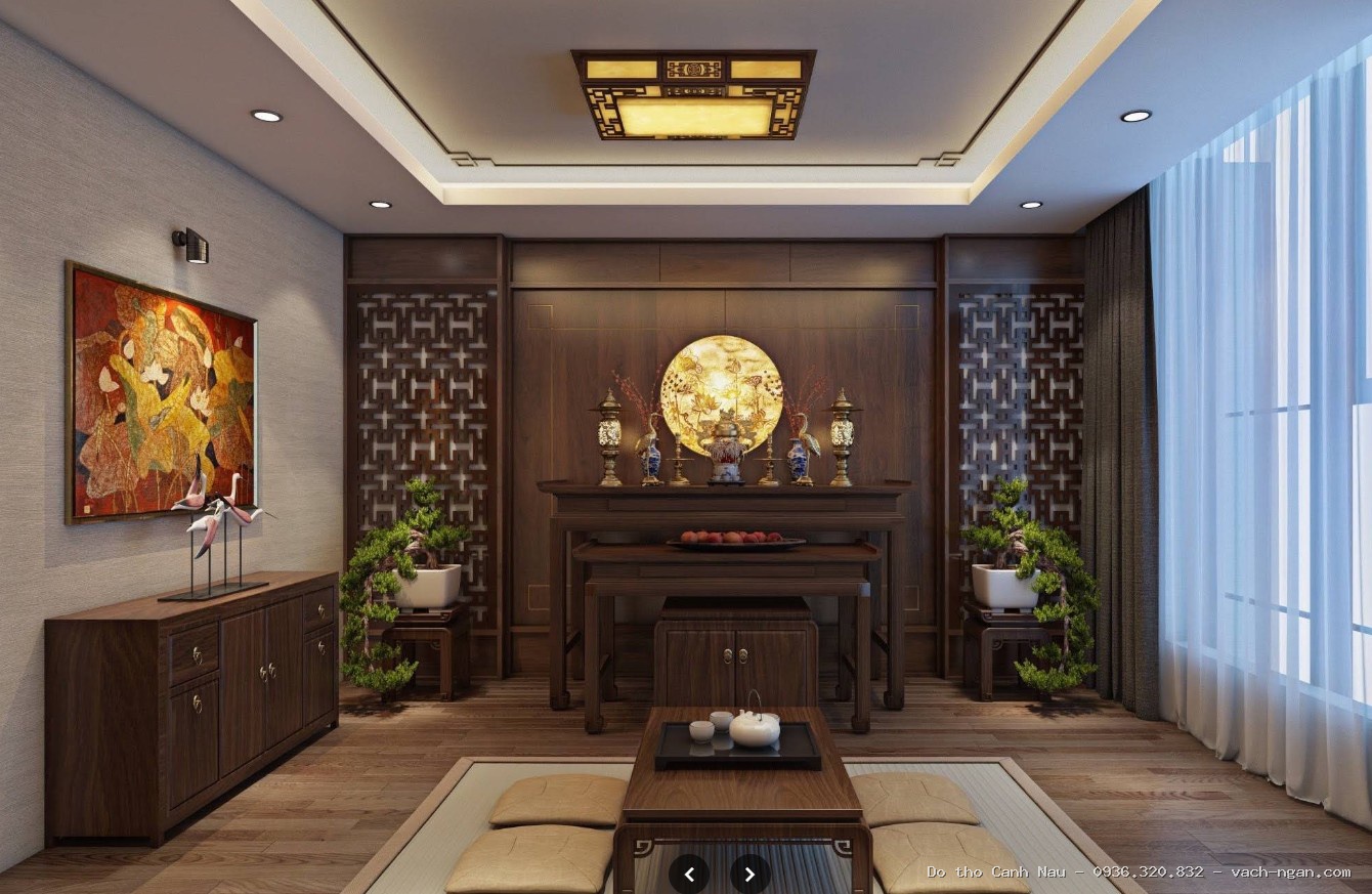 Mẫu Bàn Thờ Đẹp Dáng Đơn Giản Hiện Đại