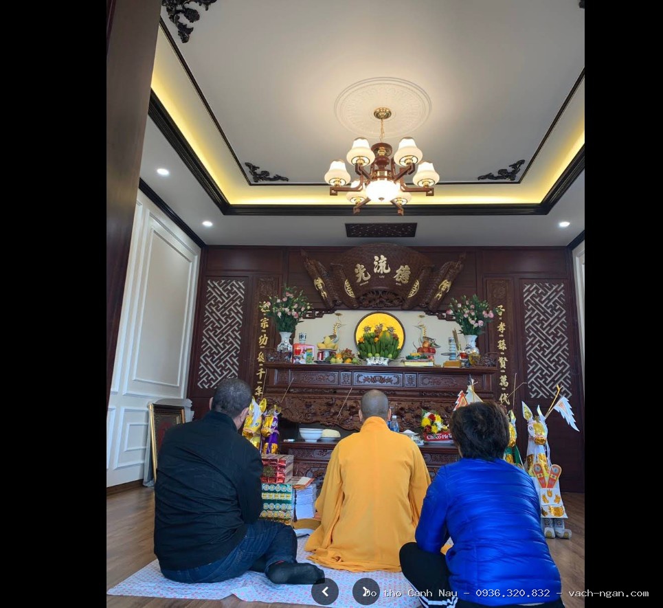 Mẫu bàn thờ Phật đơn giản BT-1095