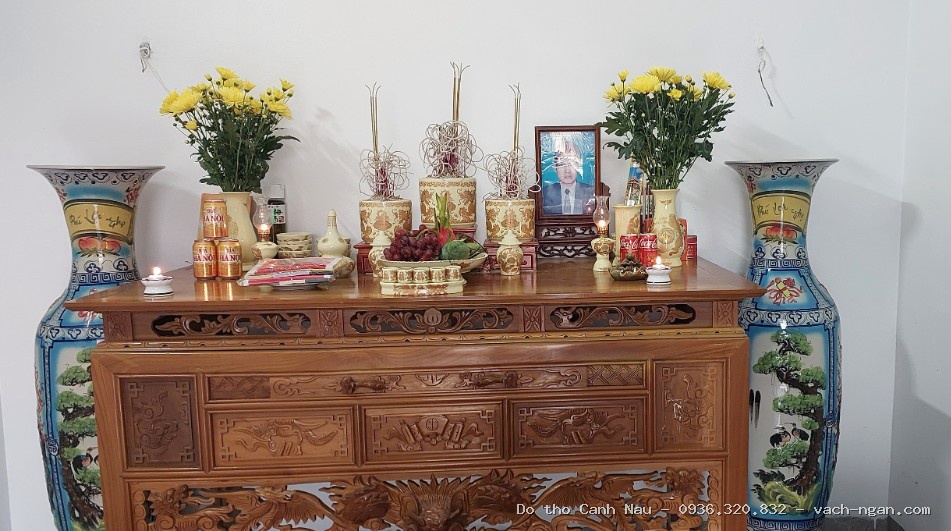 Bàn thờ gỗ Mít ta 1m53 BT166