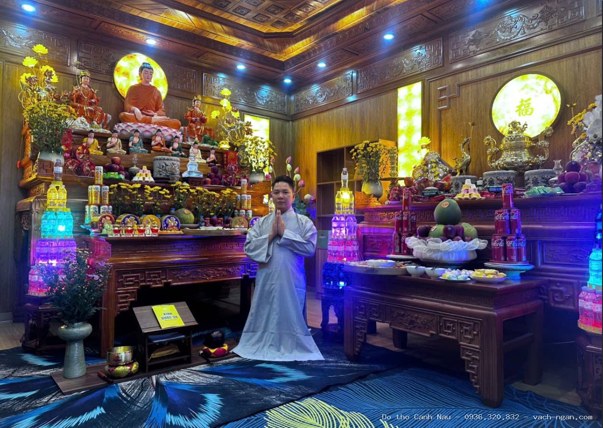 Bộ Bàn thờ 1m53 có tủ dưới BT104