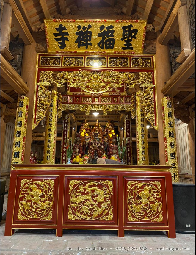 Bàn thờ minh móc gỗ gụ 1m53/ 1m97