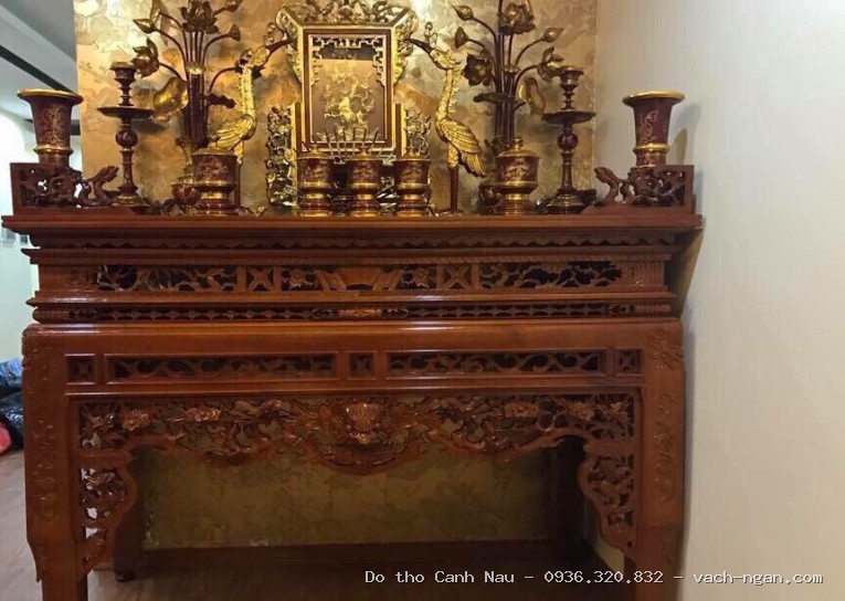 Bàn Cơm Cúng Gỗ Mít BT50 tại Long Biên