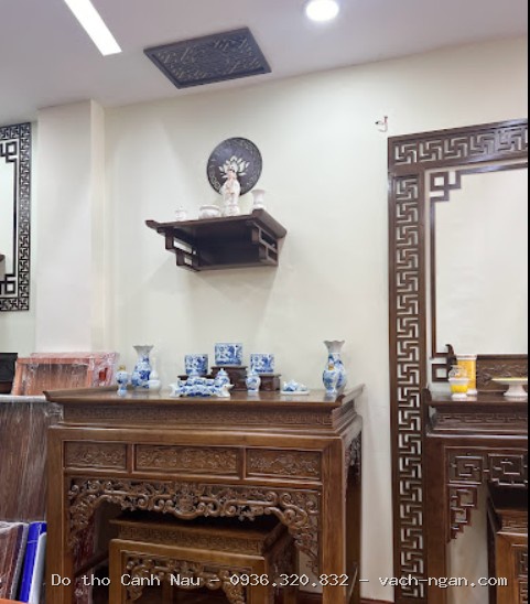 Bàn Thờ 1 tầng gỗ sồi mẫu thọ-BTGT013 tại Đống Đa