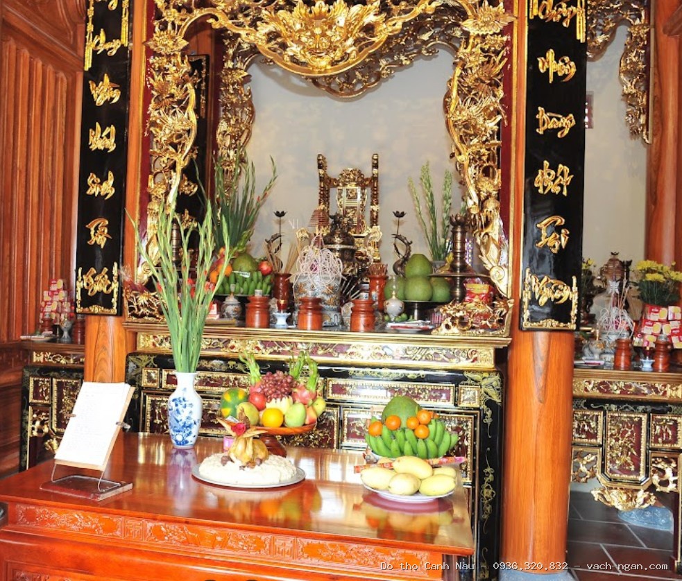 Bàn thờ đẹp hiện đại mẫu BT-2126 tại Hoàn Kiếm