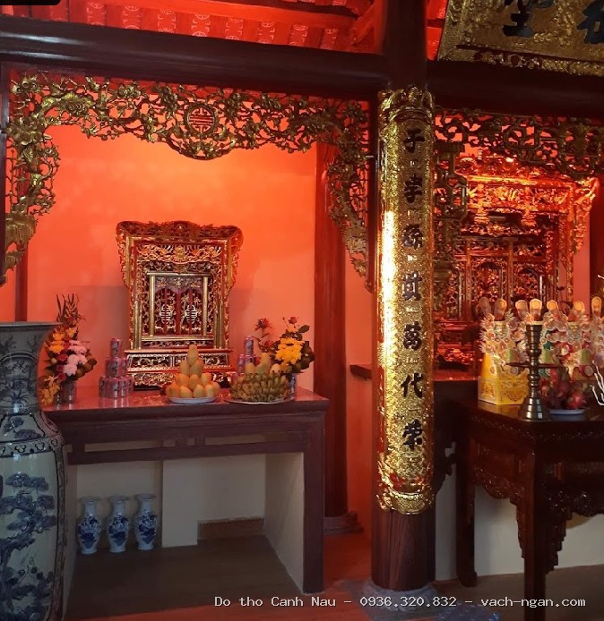 BÀN THỜ ĐỨNG GỖ GÕ btd03 tại Tây Hồ