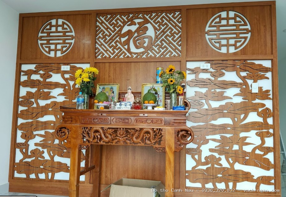 Bàn Thờ Đứng Gỗ Sồi 127cm Hàng Đặt Theo Yêu Cầu ở Hà Nội tại Hoàn Kiếm