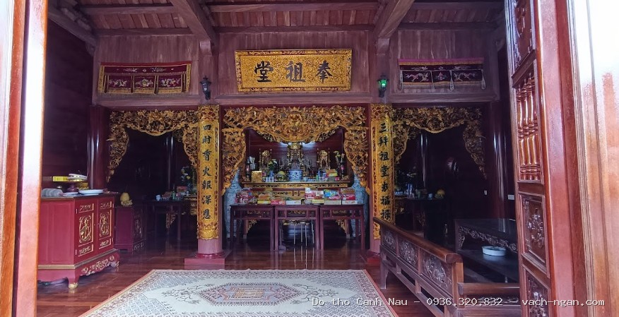 Bàn Thờ Đứng Gỗ Sồi Hiện Đại 81x61 GV-TD001 tại Thanh Xuân