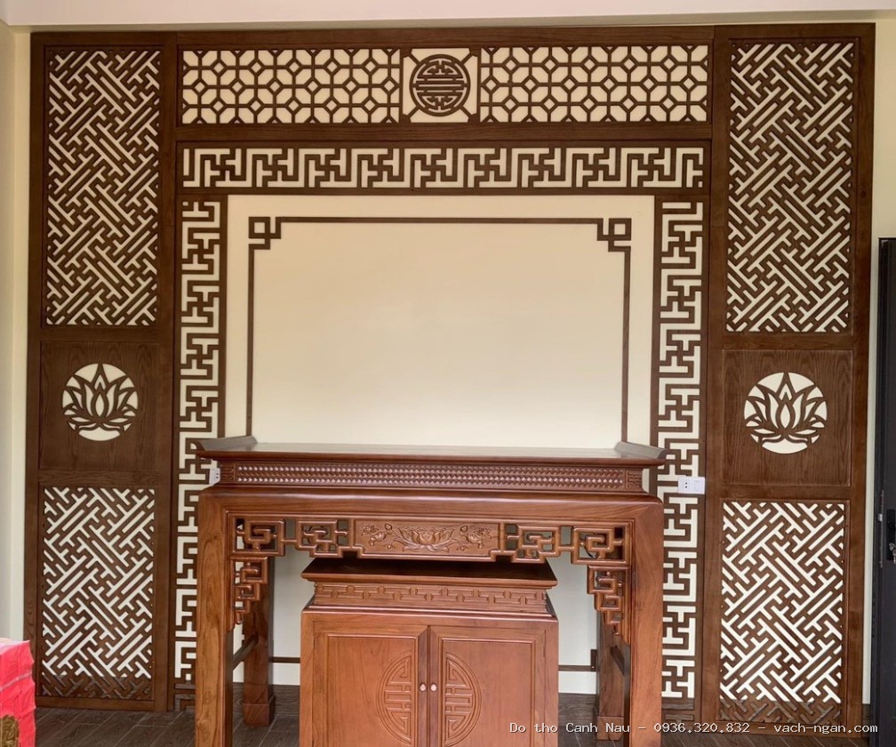 BÀN THỜ GIA TIÊN KẾT HỢP BÀN THỜ THẦN TÀI GT09 tại Nam Từ Liêm