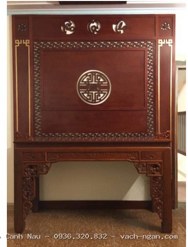 Bàn thờ Tủ Thờ Gỗ hương đẹp mẫu TT 02 tại Hoàn Kiếm