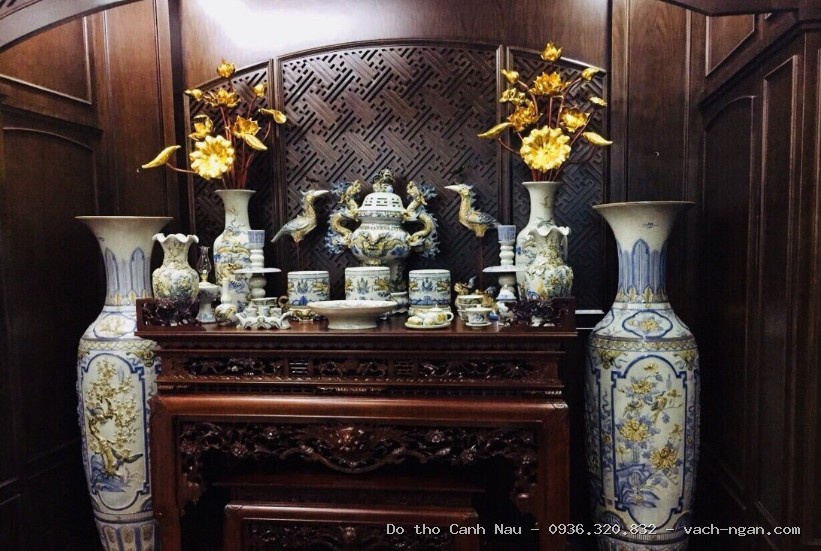 Mẫu phòng thờ đẹp PTD-2021 tại Long Biên