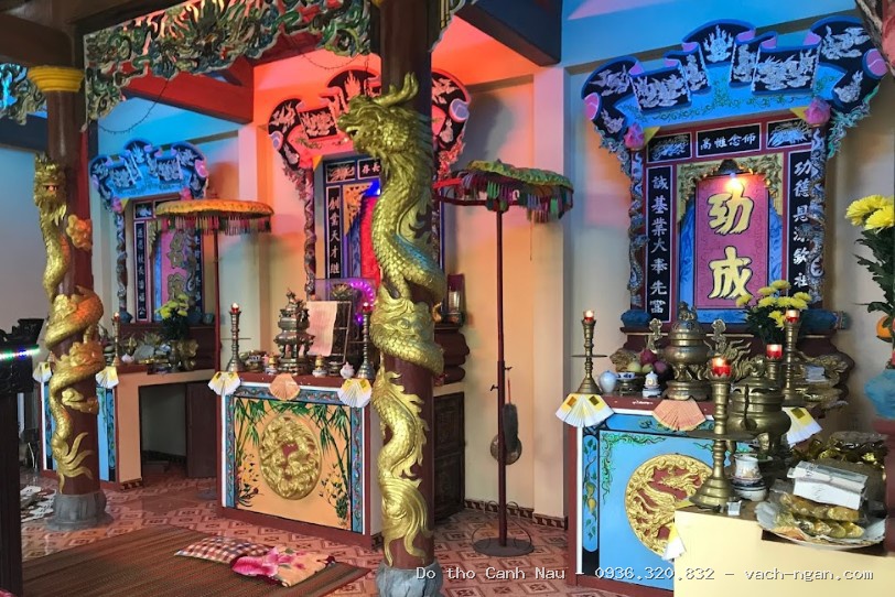 Sập Thờ Tứ Linh Gỗ Gụ ST23 tại Tây Hồ