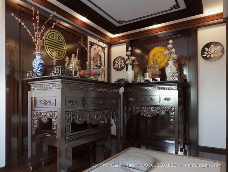 Tủ thờ hiện đại cho chung cư – Mẫu TT 013 tại Tây Hồ