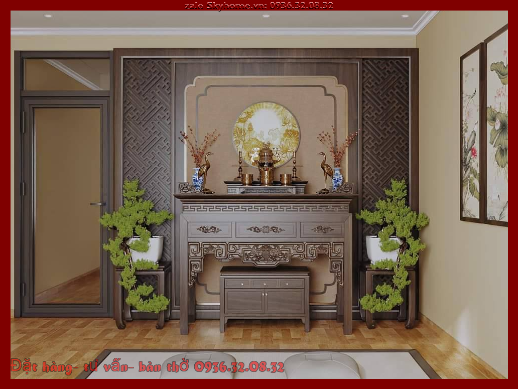 Bàn thờ Phật - Mỹ nghệ Đồ thờ Canh Nậu